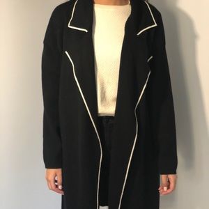 Black Zara Long Cardigan